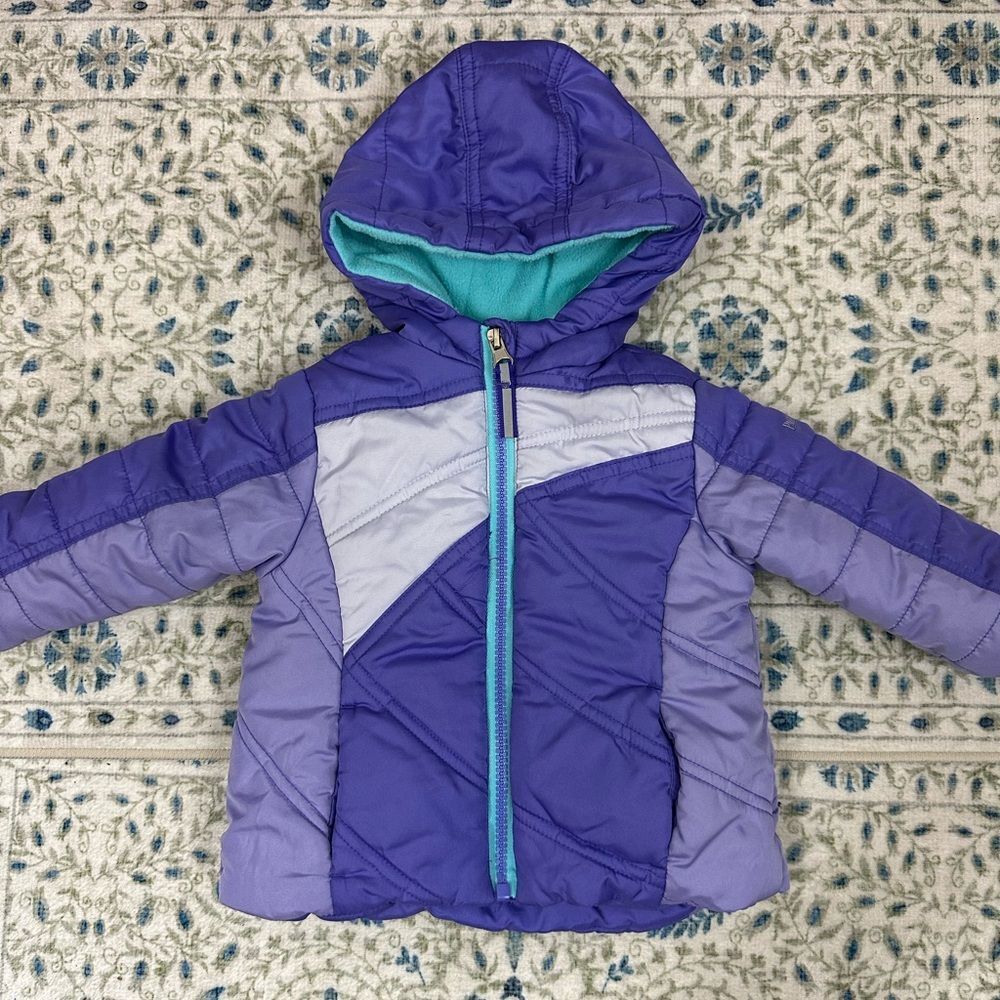Pacific Trail Kids Purple Winter Outdoor Puffer Jacket